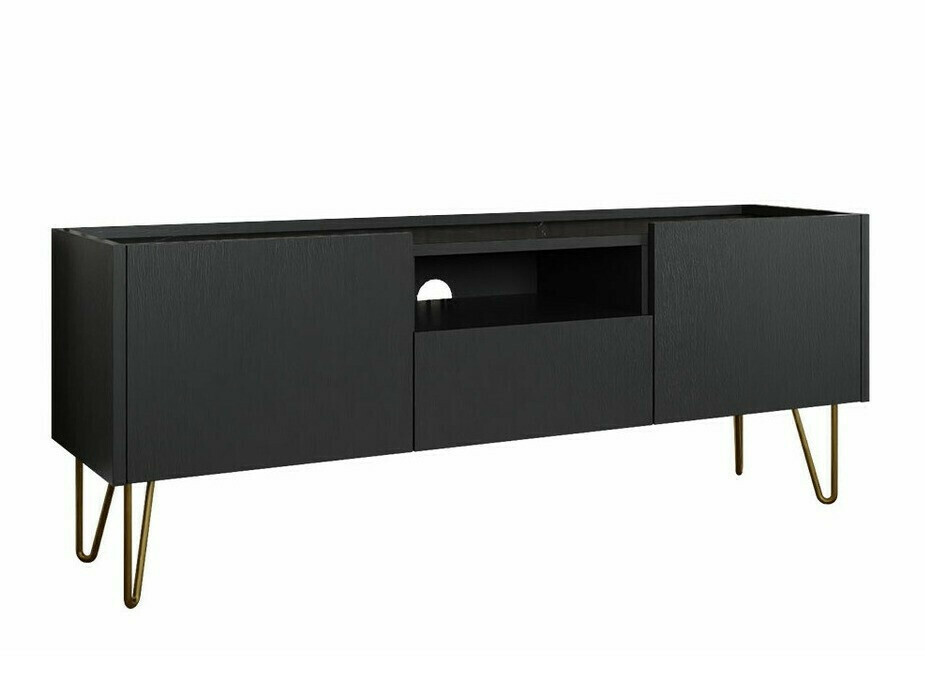 TV sto Levdale 103 (Graphite + Crni mermer)