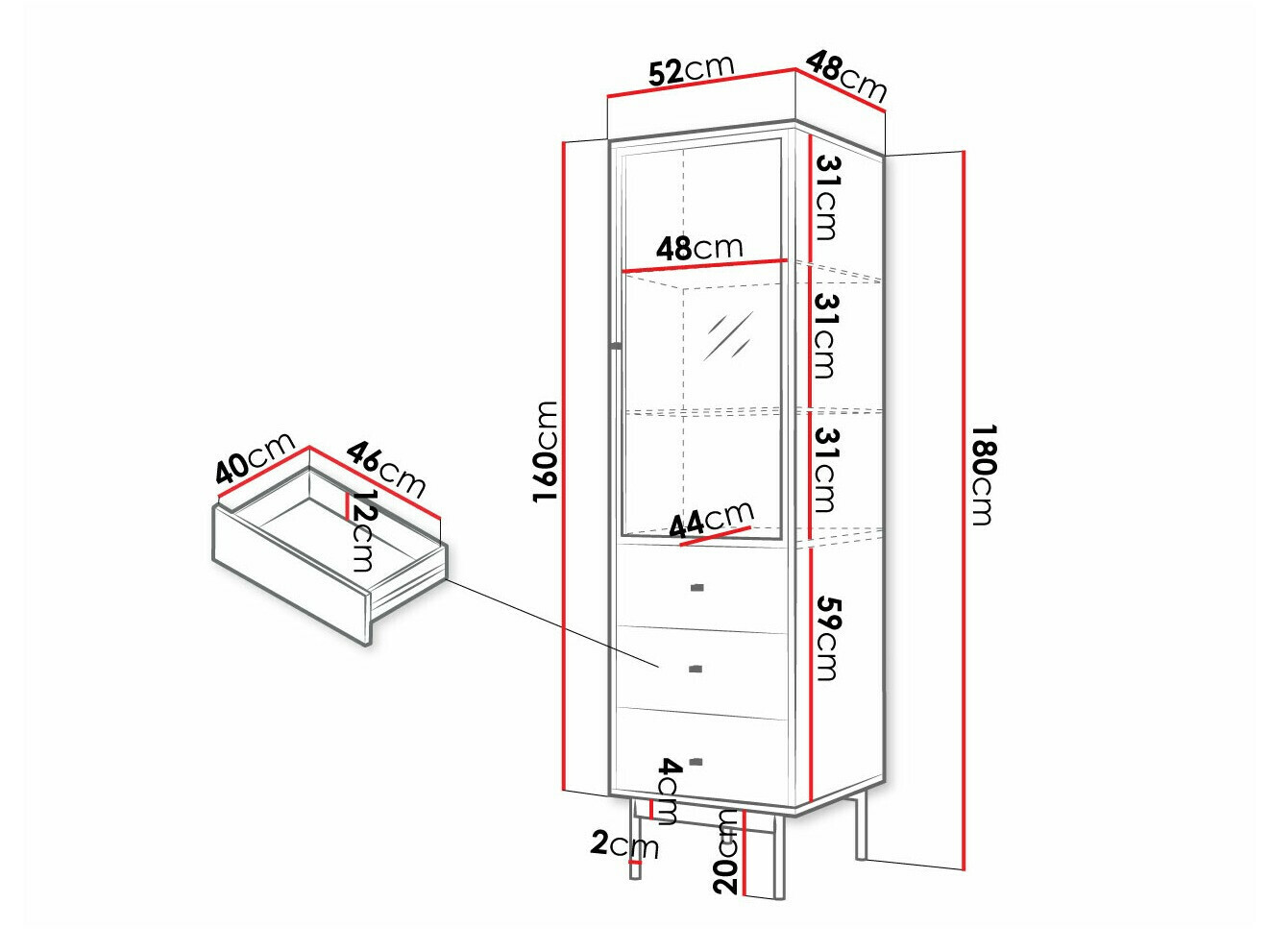 Polica Comfivo Granium