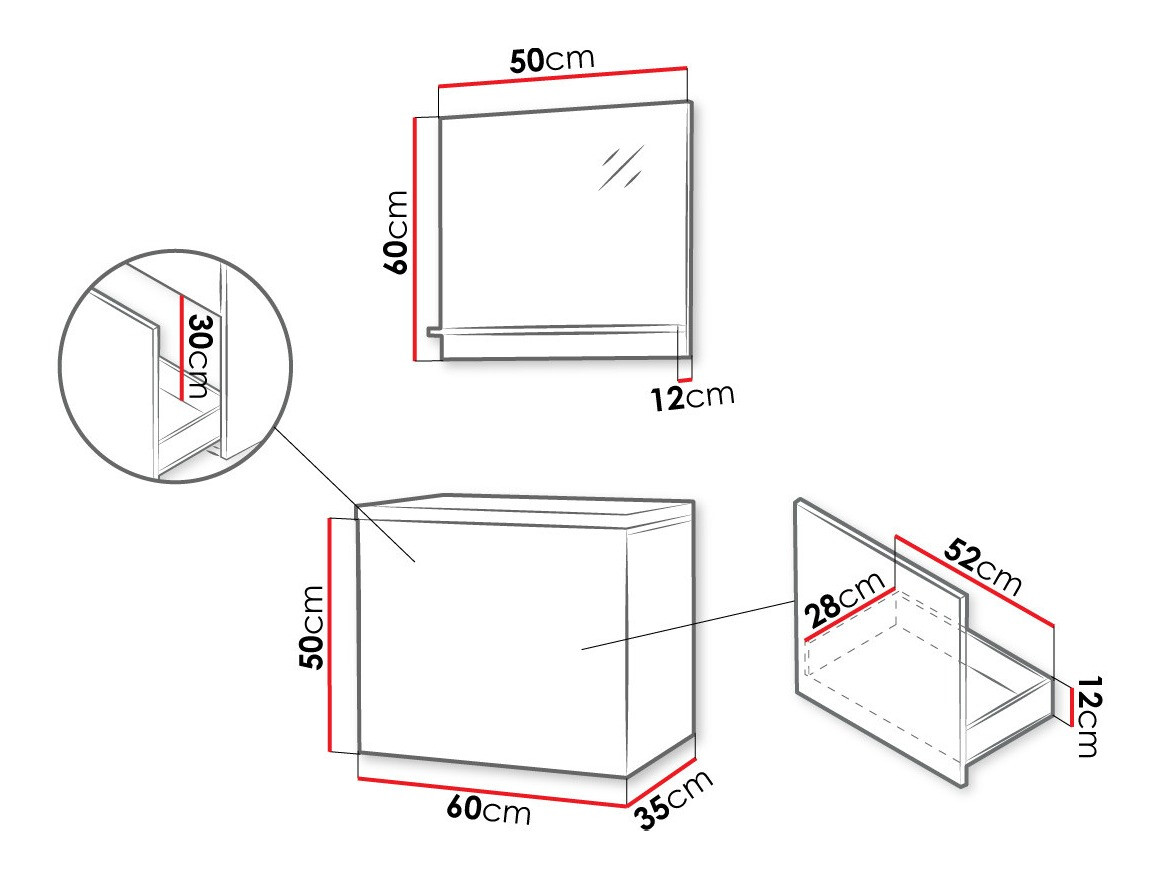 Set za kupatilo Comfivo Delphinus (Belo)