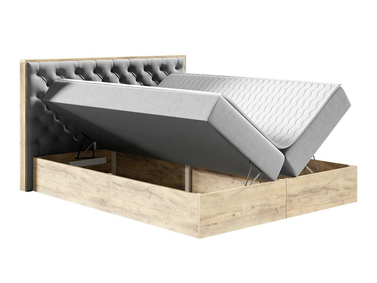 Boxspring krevet Baltimore 182 (Вотан храст + Faro 5)