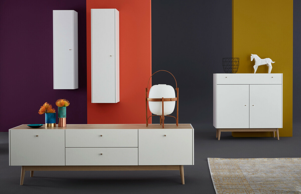 Zidna polica Sacramento 500 (Belo)