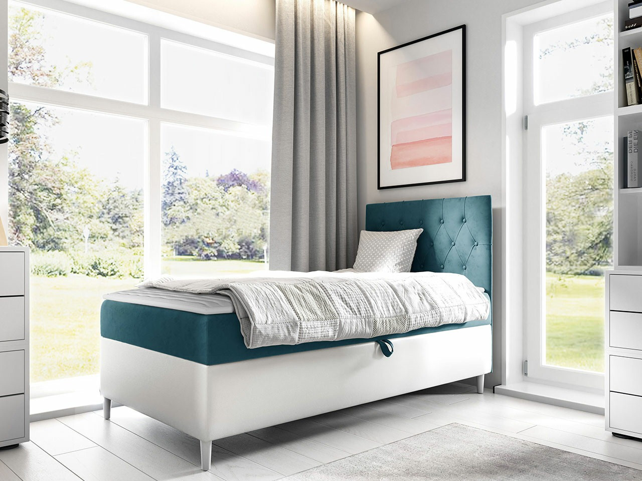 Boxspring krevet Baltimore 171 (Soft 017 + Fresh 34)