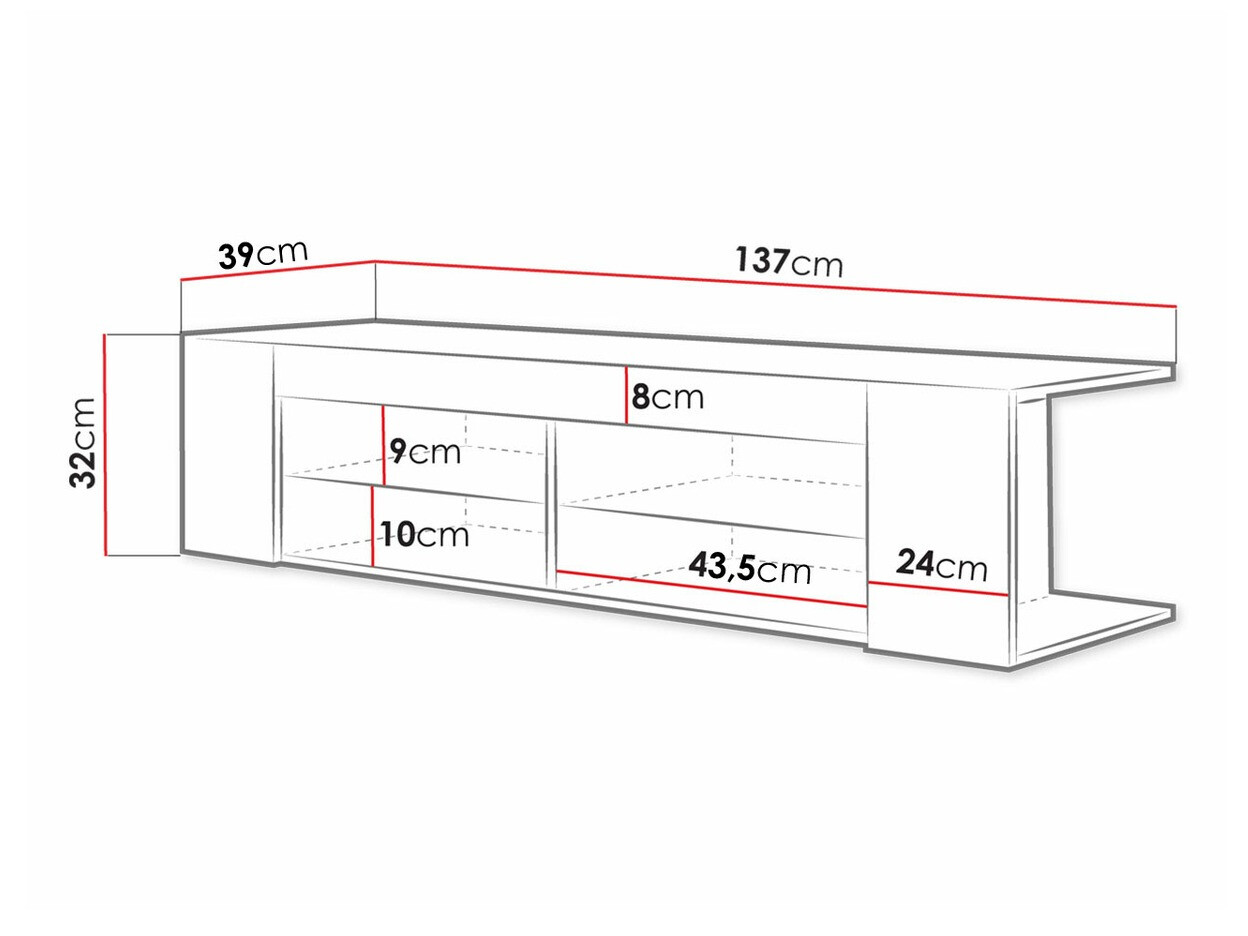 TV sto Nashville 113 (Вотан храст)