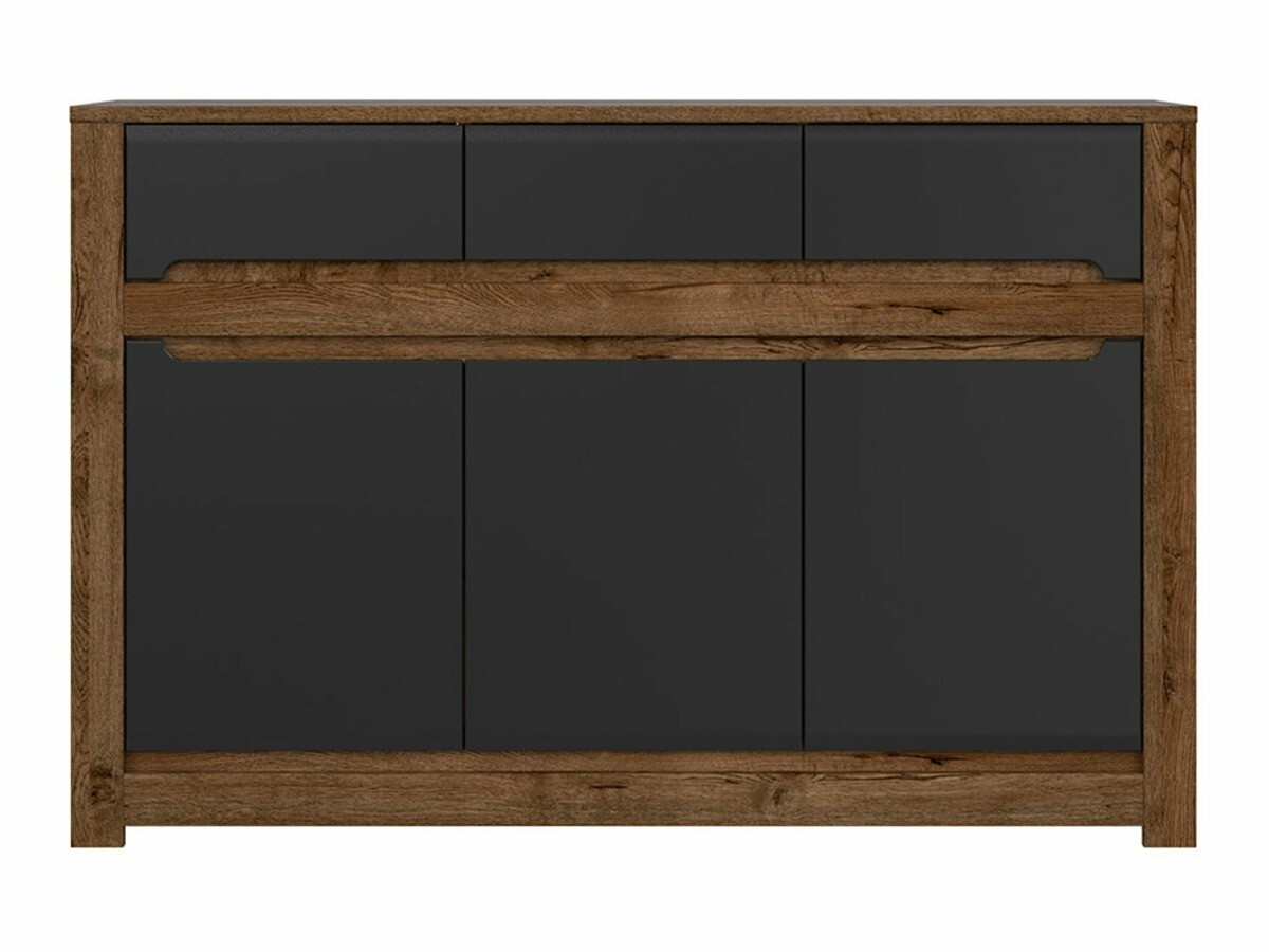 Komoda Ophevaru 101 (Mat crna + April hrast)