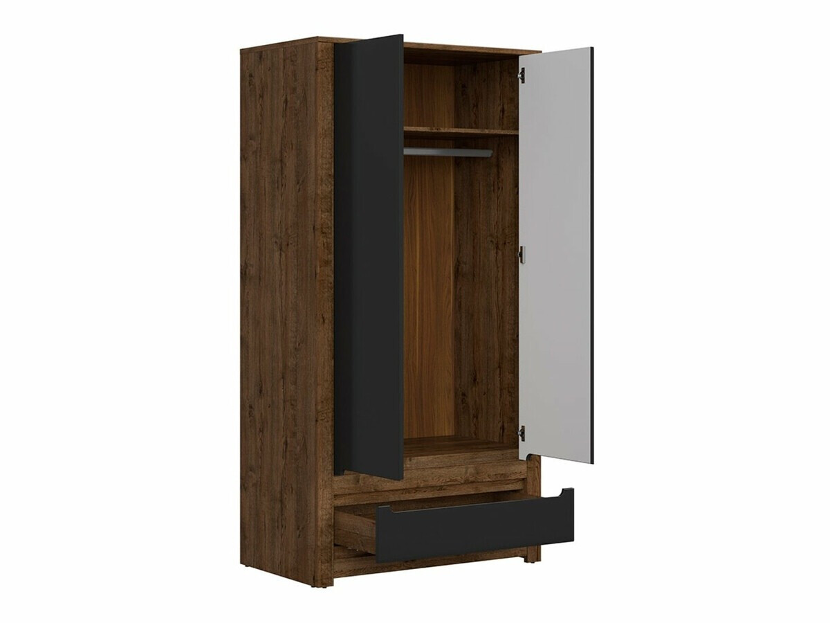 Ormar Ophevaru 109 (Mat crna + April hrast)