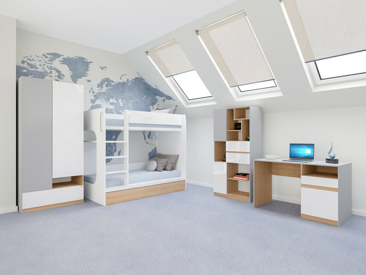 Dečija soba Nuevaru 119 (Sjajno belo)