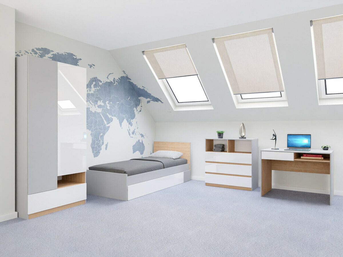 Set nameštaja Nuevaru 118 (Sjajno belo)