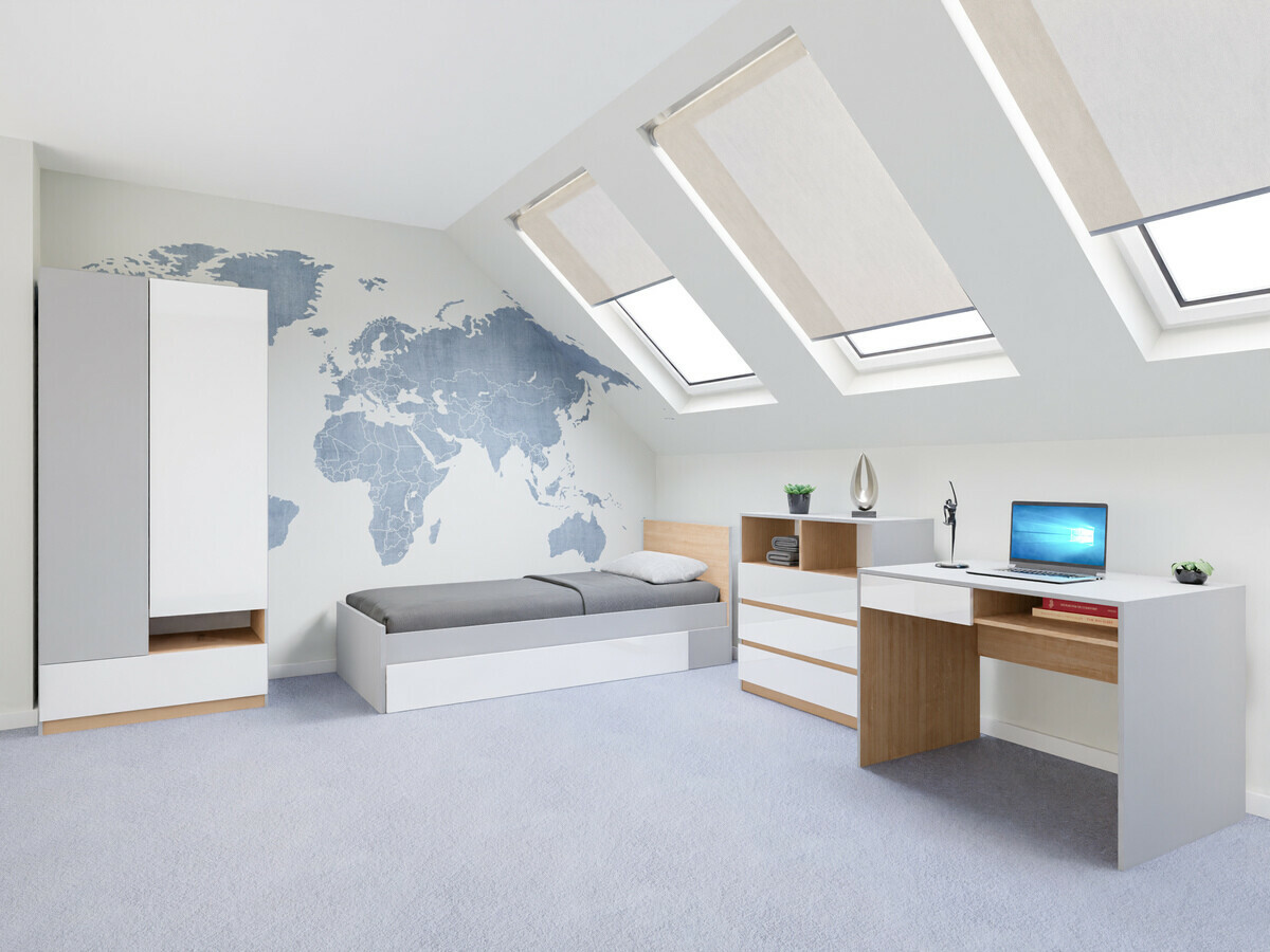 Set nameštaja Nuevaru 118 (Sjajno belo)