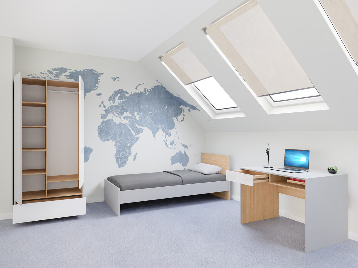 Set nameštaja Nuevaru 118 (Sjajno belo)