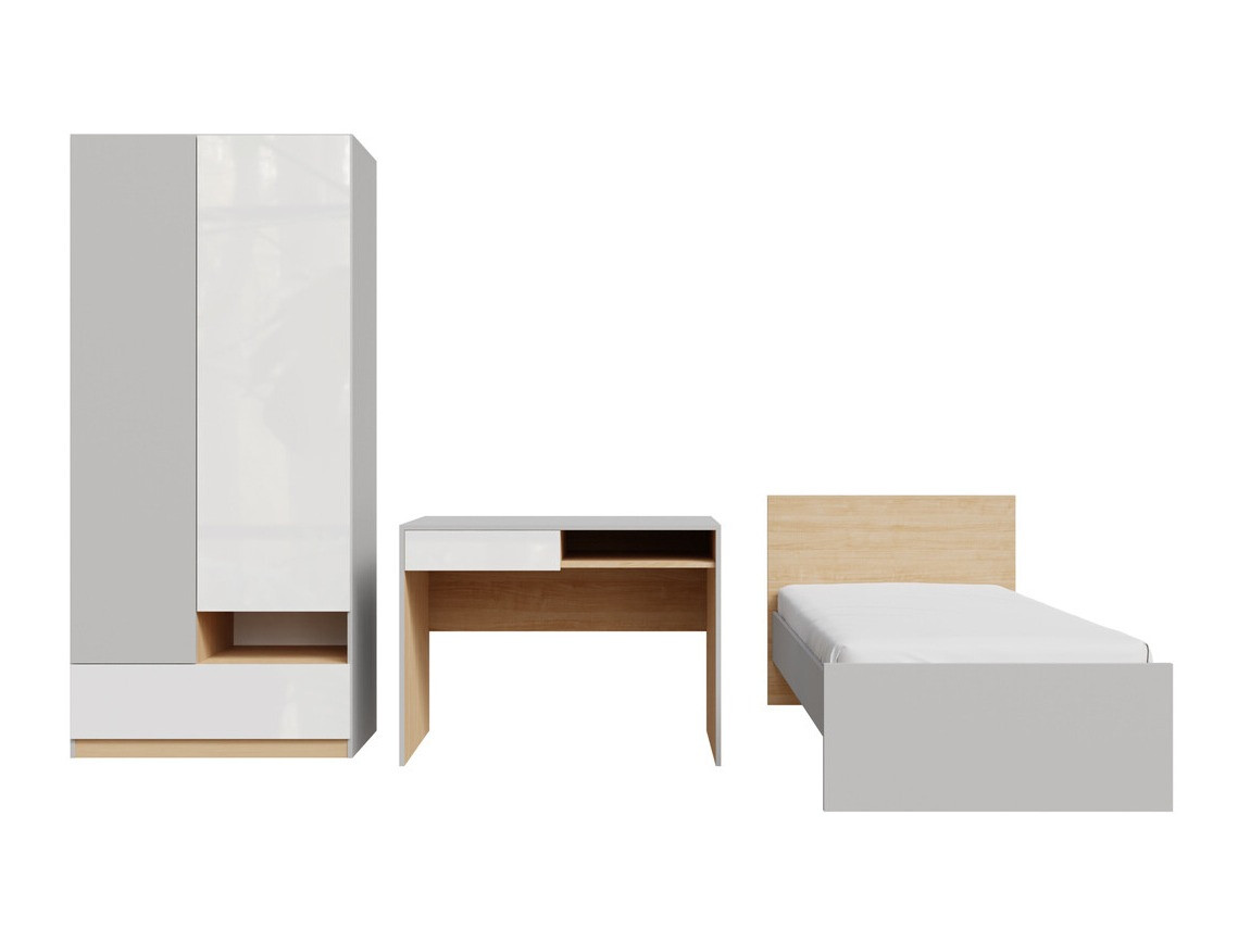 Set nameštaja Nuevaru 118 (Sjajno belo)