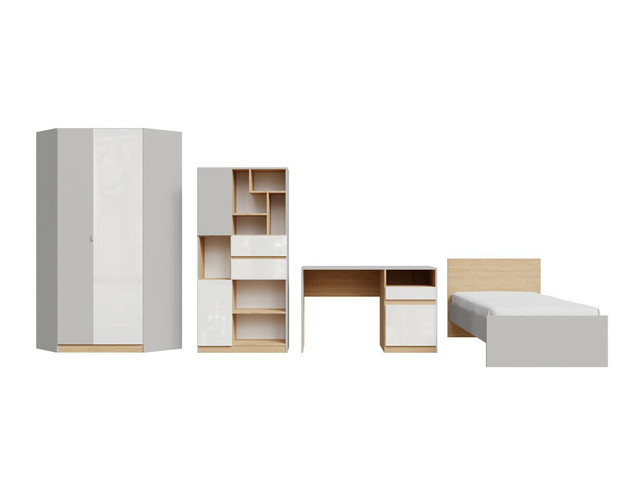 Set nameštaja Nuevaru 120 (Sjajno belo)