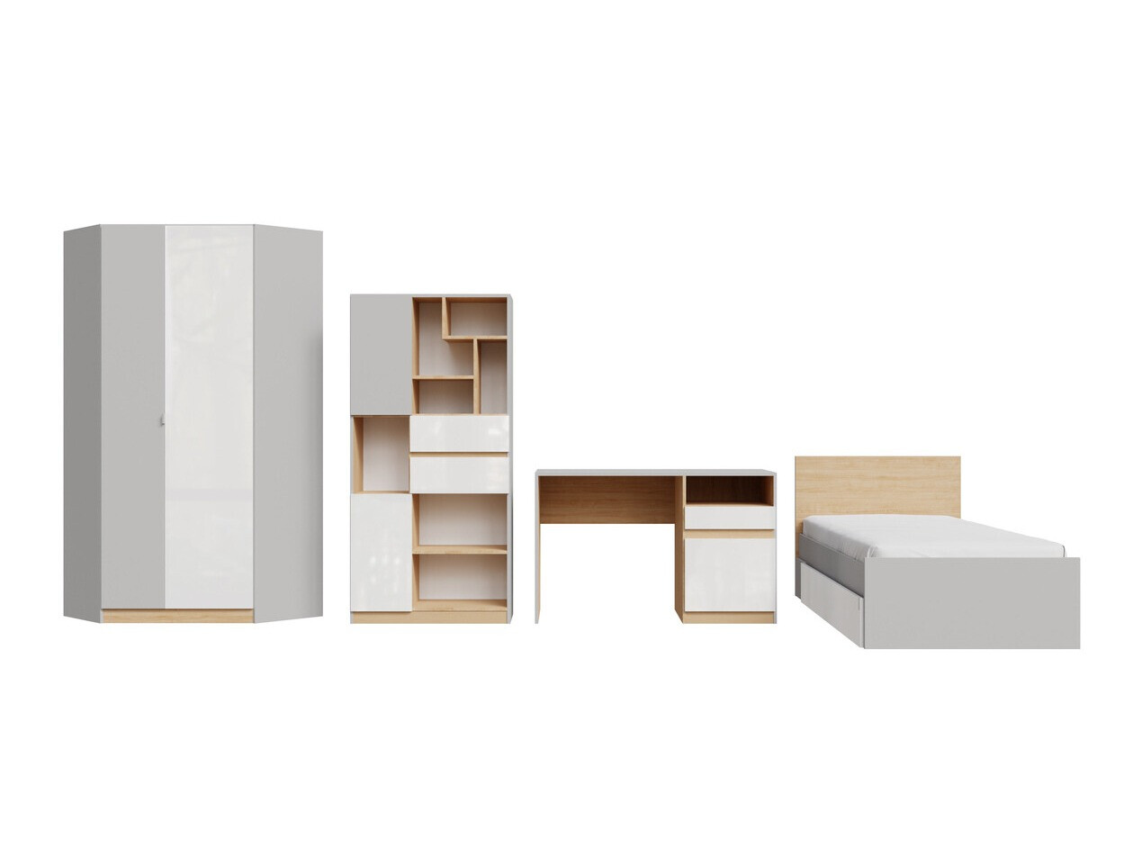 Set nameštaja Nuevaru 120 (Sjajno belo)