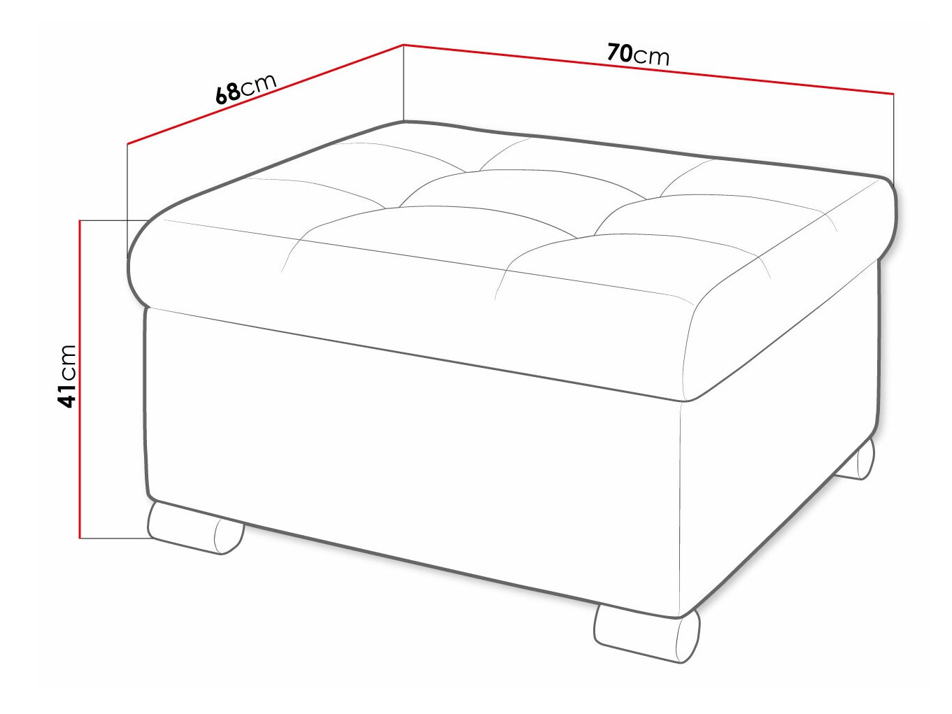 Tabure Comfivo 115 (Magic Velvet 2219)