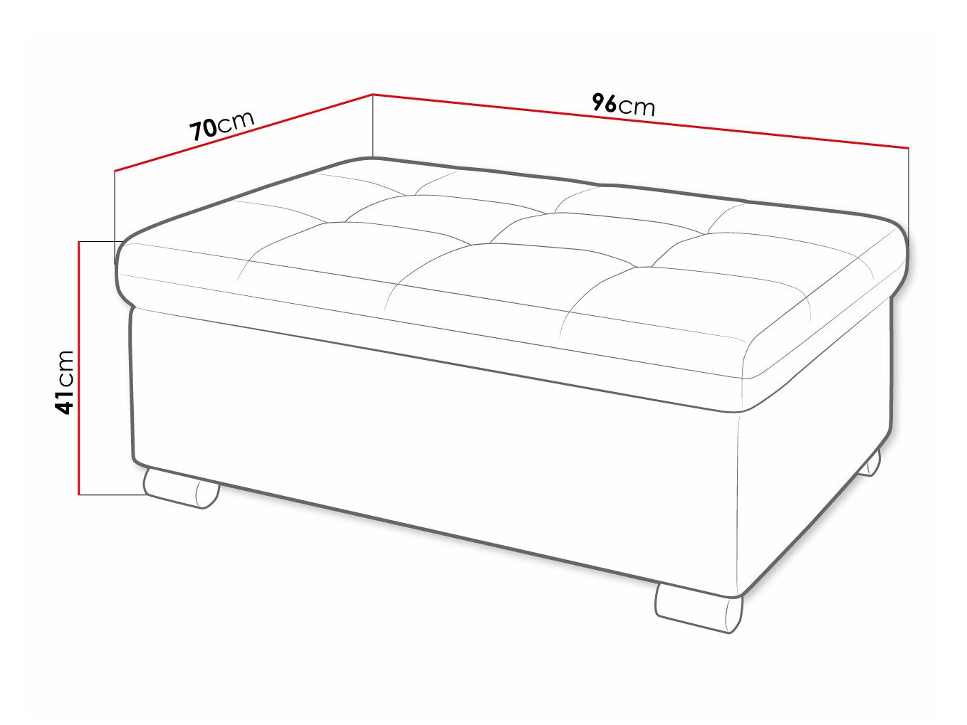 Tapacirana klupa Comfivo 118 (Magic Velvet 2219)