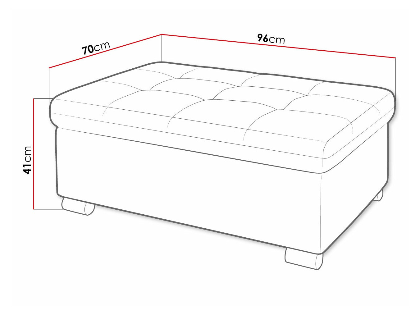 Tapacirana klupa Comfivo 118 (Magic Velvet 2299)