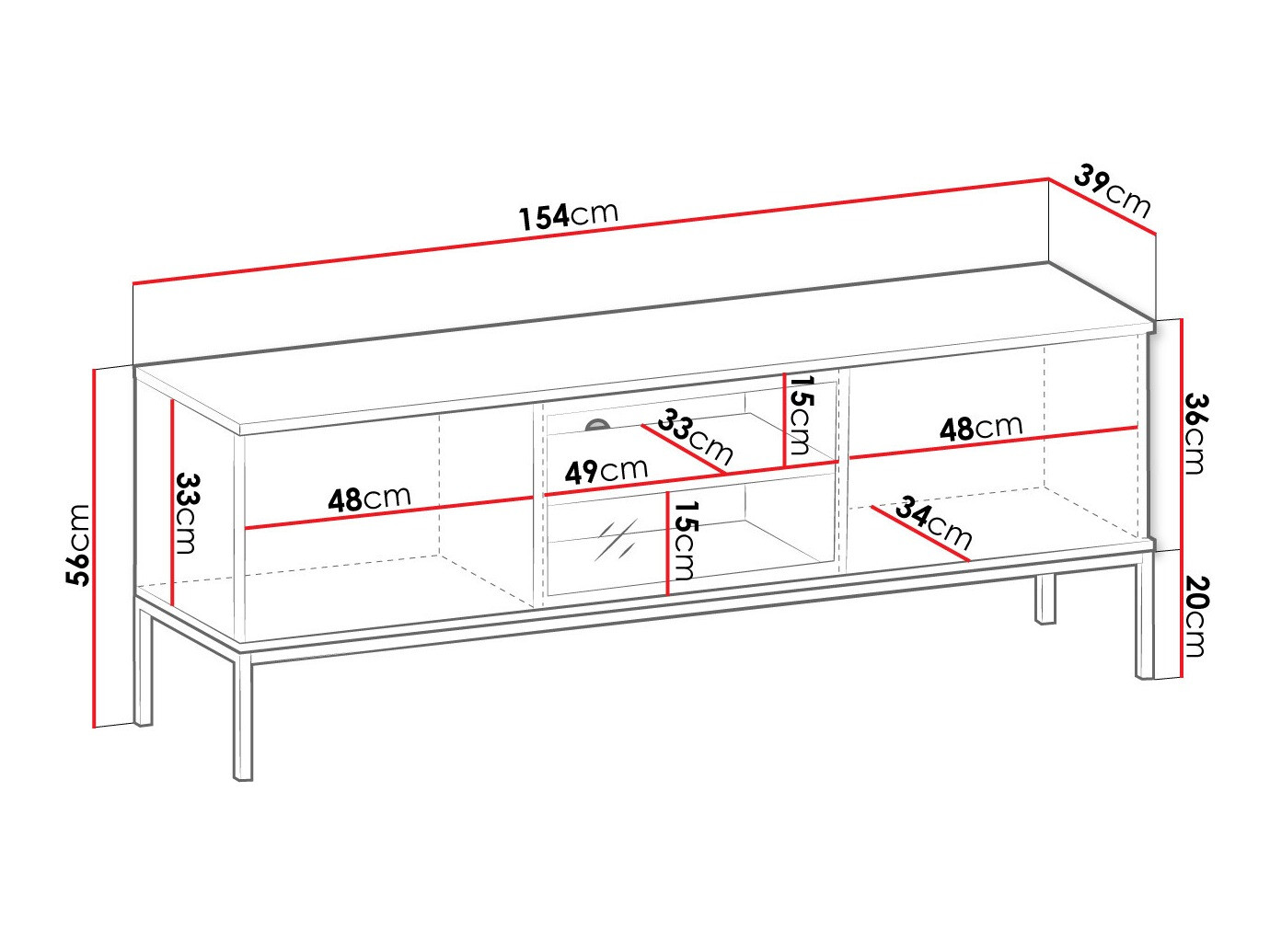 TV sto Soferi 111 (Crno + Вотан храст)