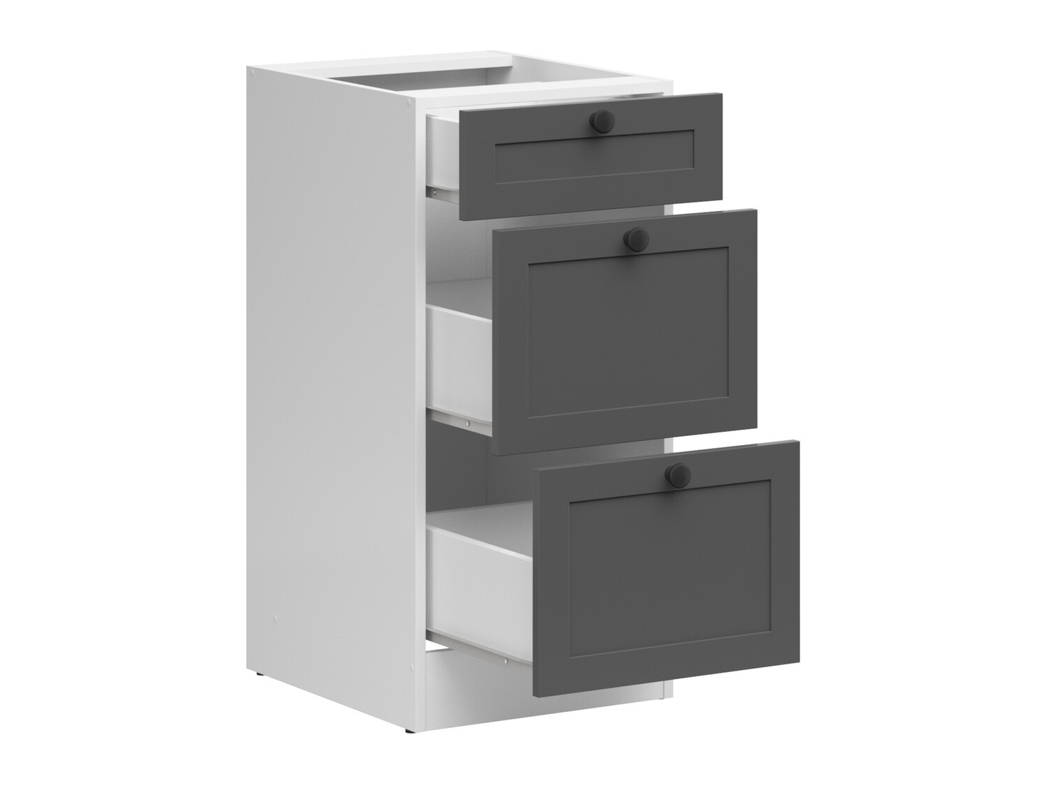 Modularni ormar sa fiokama Classic Grey 102