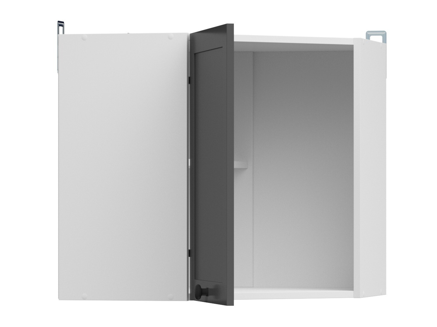 Modularni zidni ugaoni ormar Classic Grey 106