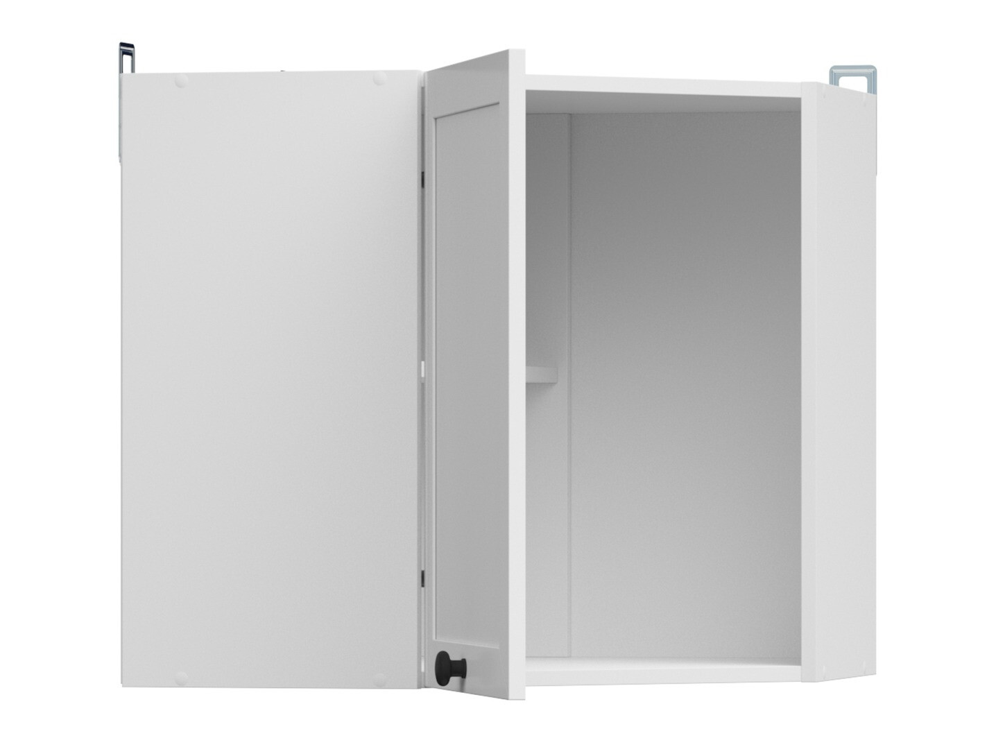 Modularni zidni ugaoni ormar Classic White 106