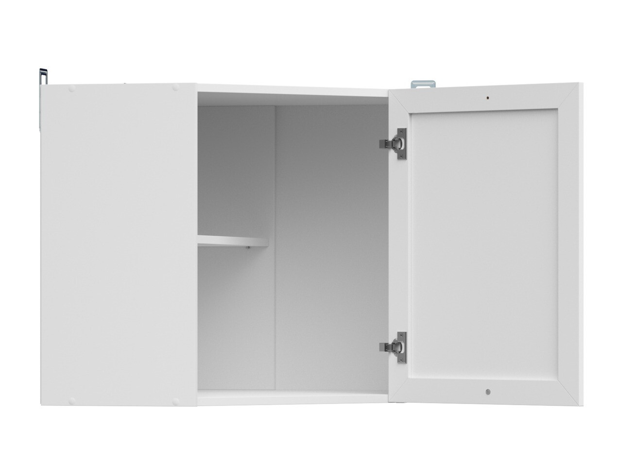 Modularni zidni ugaoni ormar Classic White 106