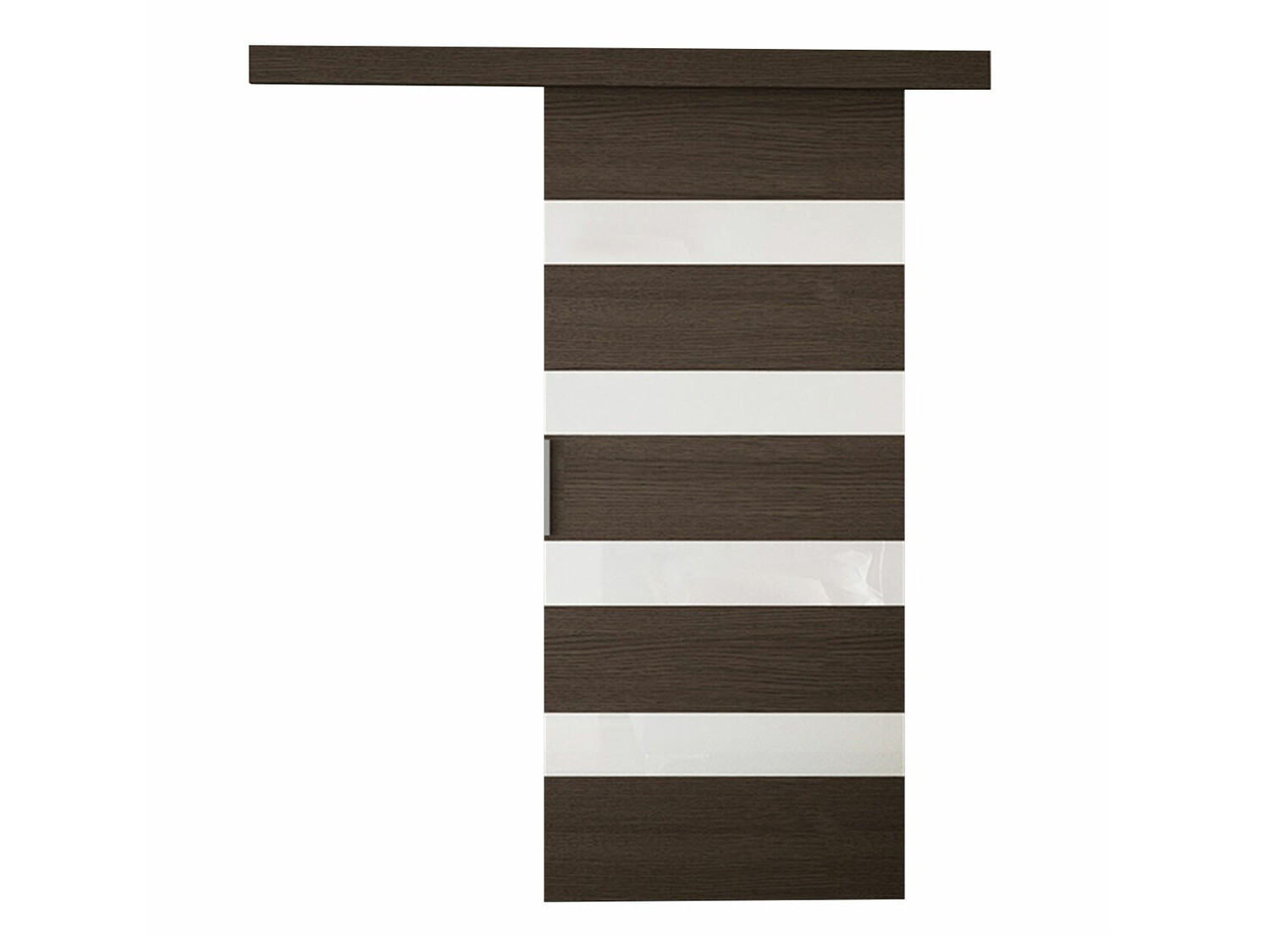 Klizna vrata Closico 173 (Smeđa + Belo)