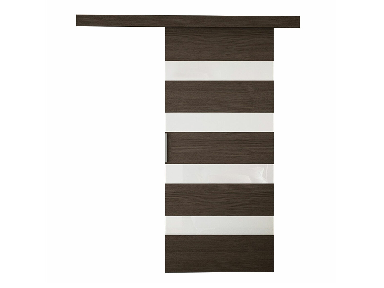 Klizna vrata Closico 174 (Braon + Belo)