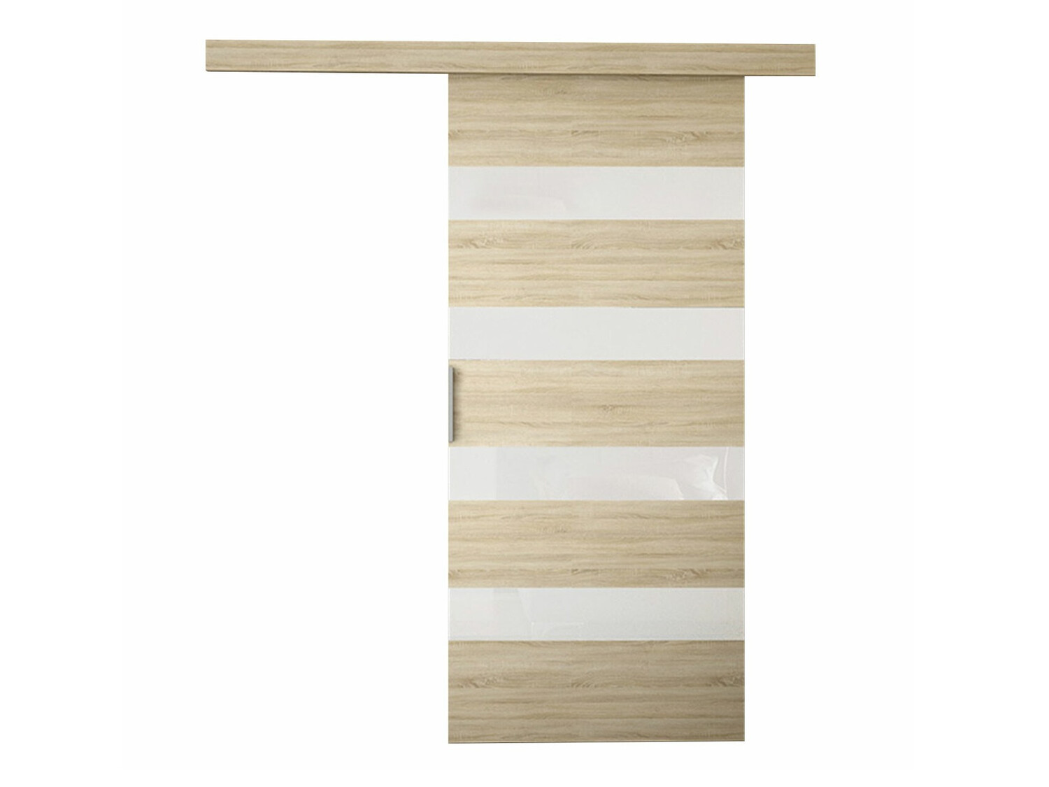 Klizna vrata Closico Materia V (Sonoma hrast + Belo)
