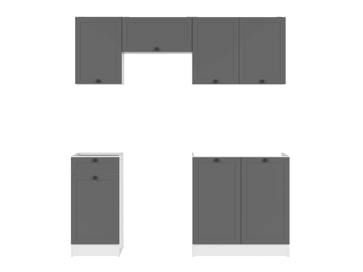 Modularni kuhinjski set Classic Grey 118