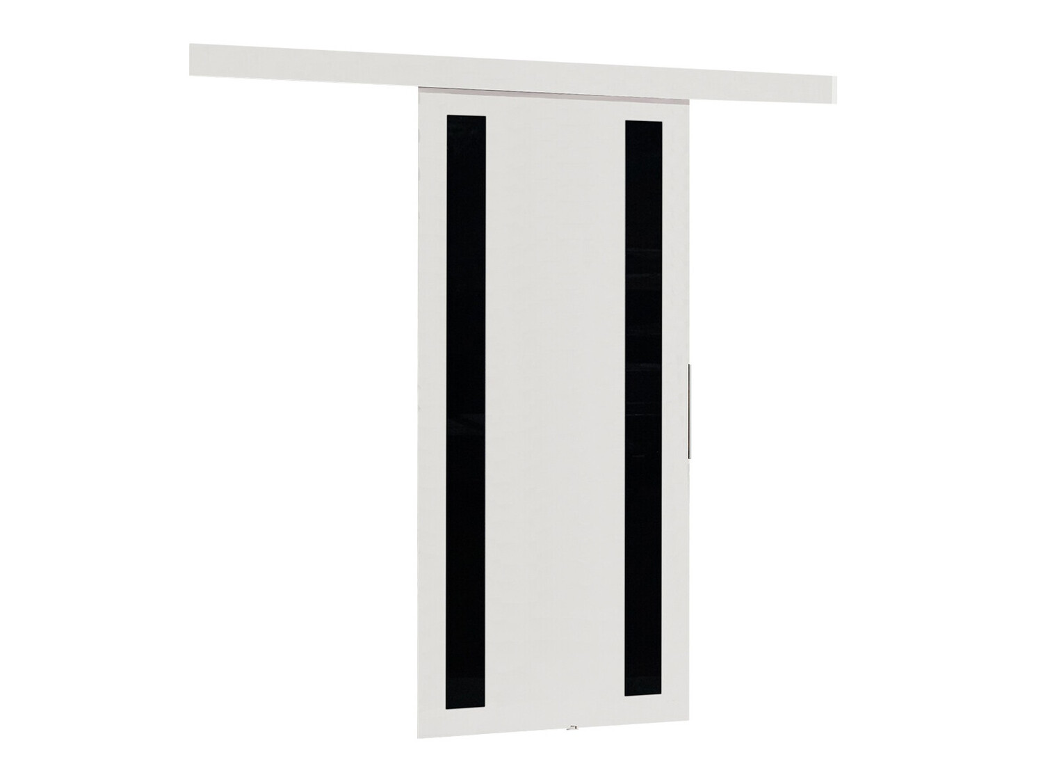 Klizna vrata Dover 120 (Belo + Crno)