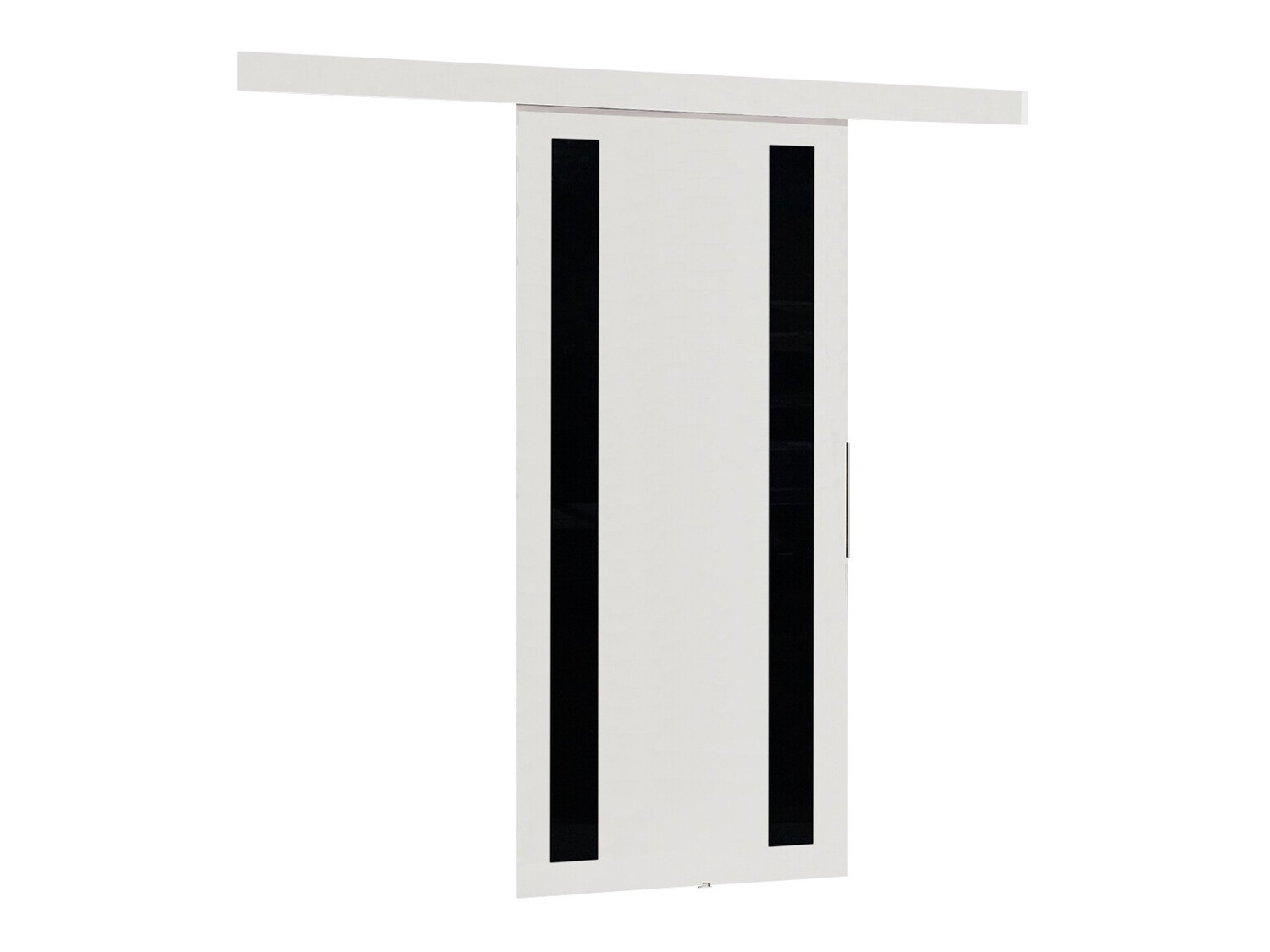 Klizna vrata Dover 121 (Belo + Crno)