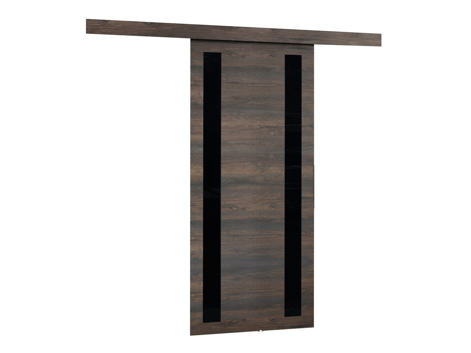 Klizna vrata Dover 121 (Tamni jasen + Crno)