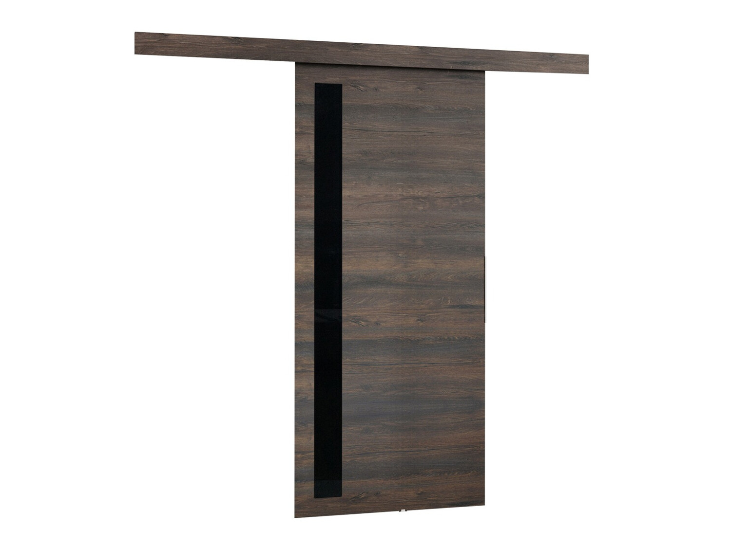 Klizna vrata Dover 123 (Tamni pepeo + Crno)