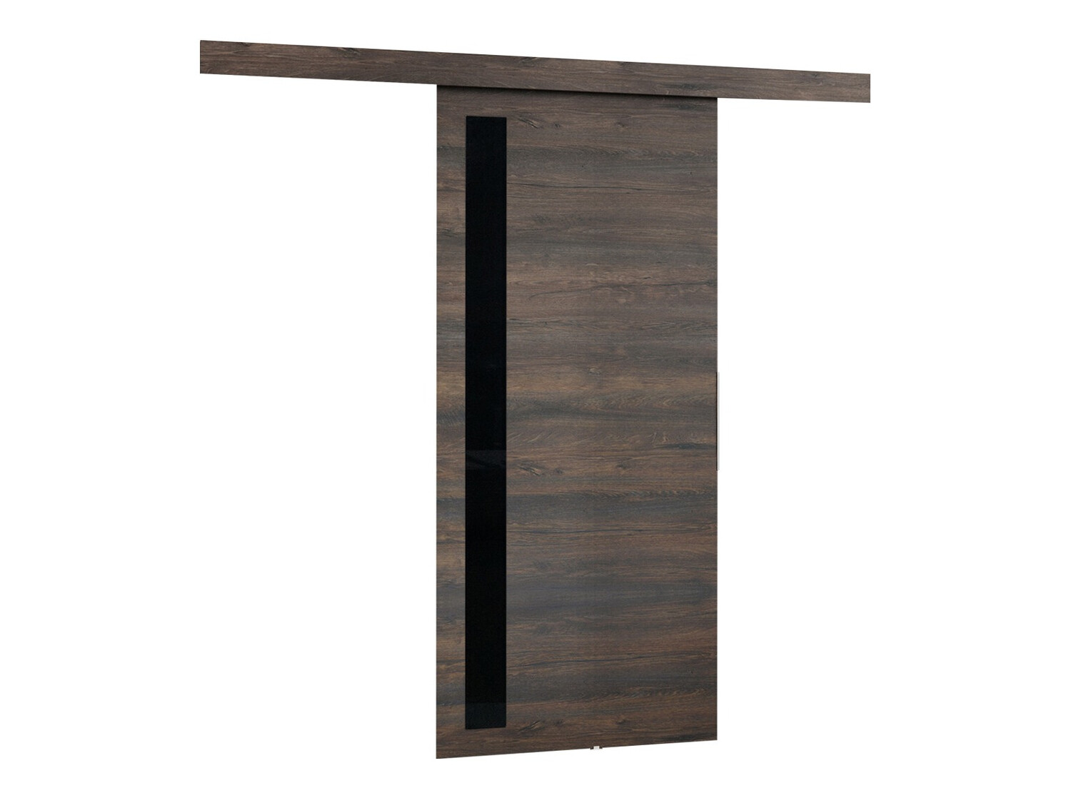 Klizna vrata Dover 124 (Tamni jasen + Crno)