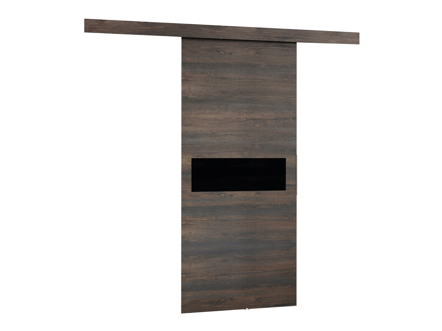 Klizna vrata Dover 134 (Tamni jasen + Crno)