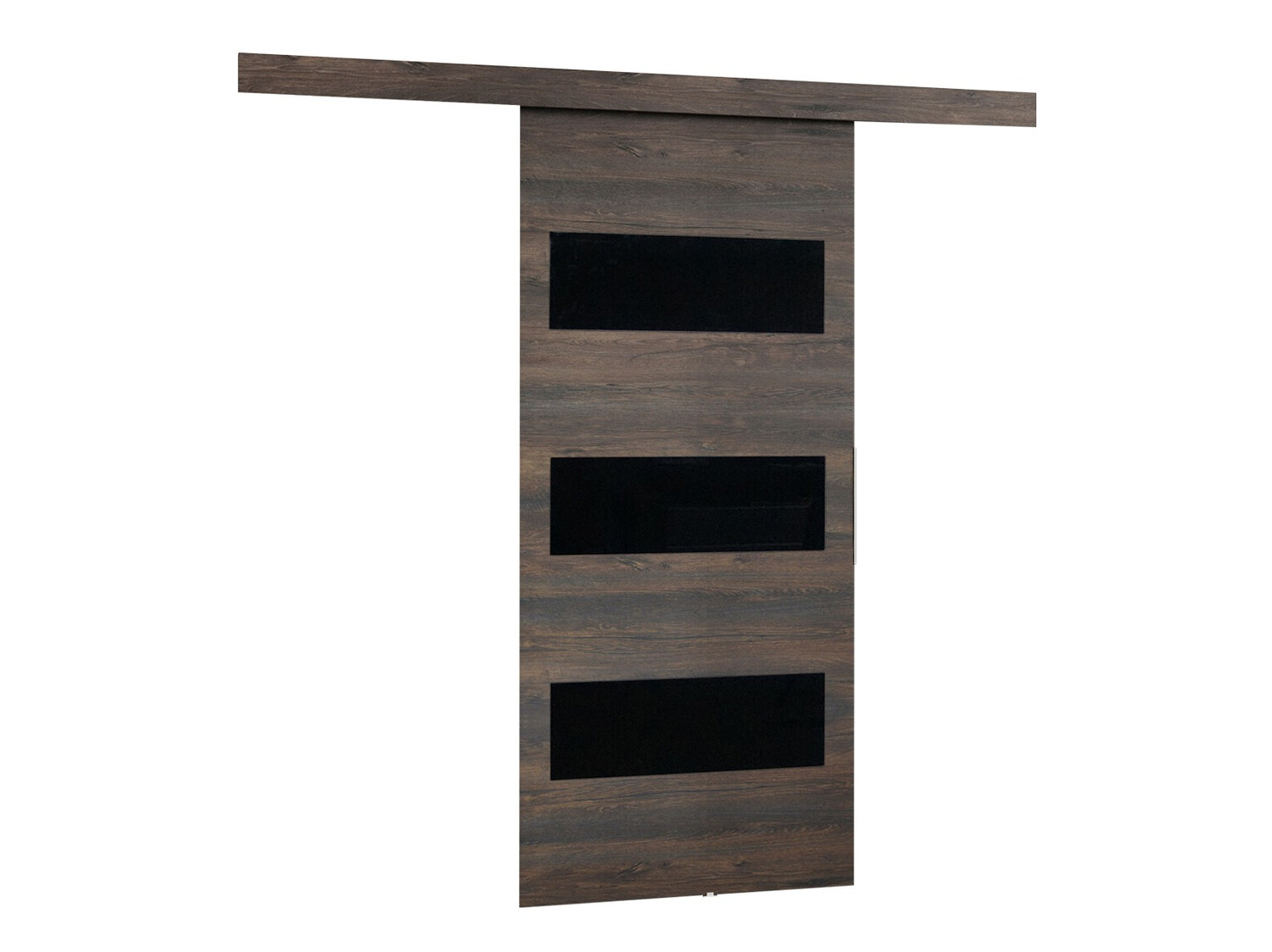 Klizna vrata Dover 135 (Tamni pepeo + Crno)