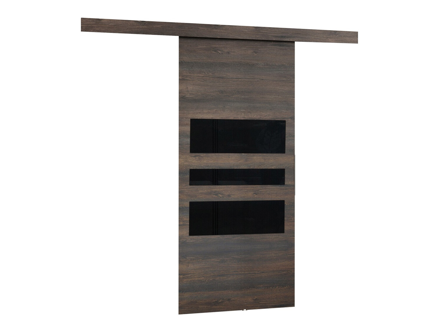 Klizna vrata Dover 139 (Tamni pepeo + Crno)