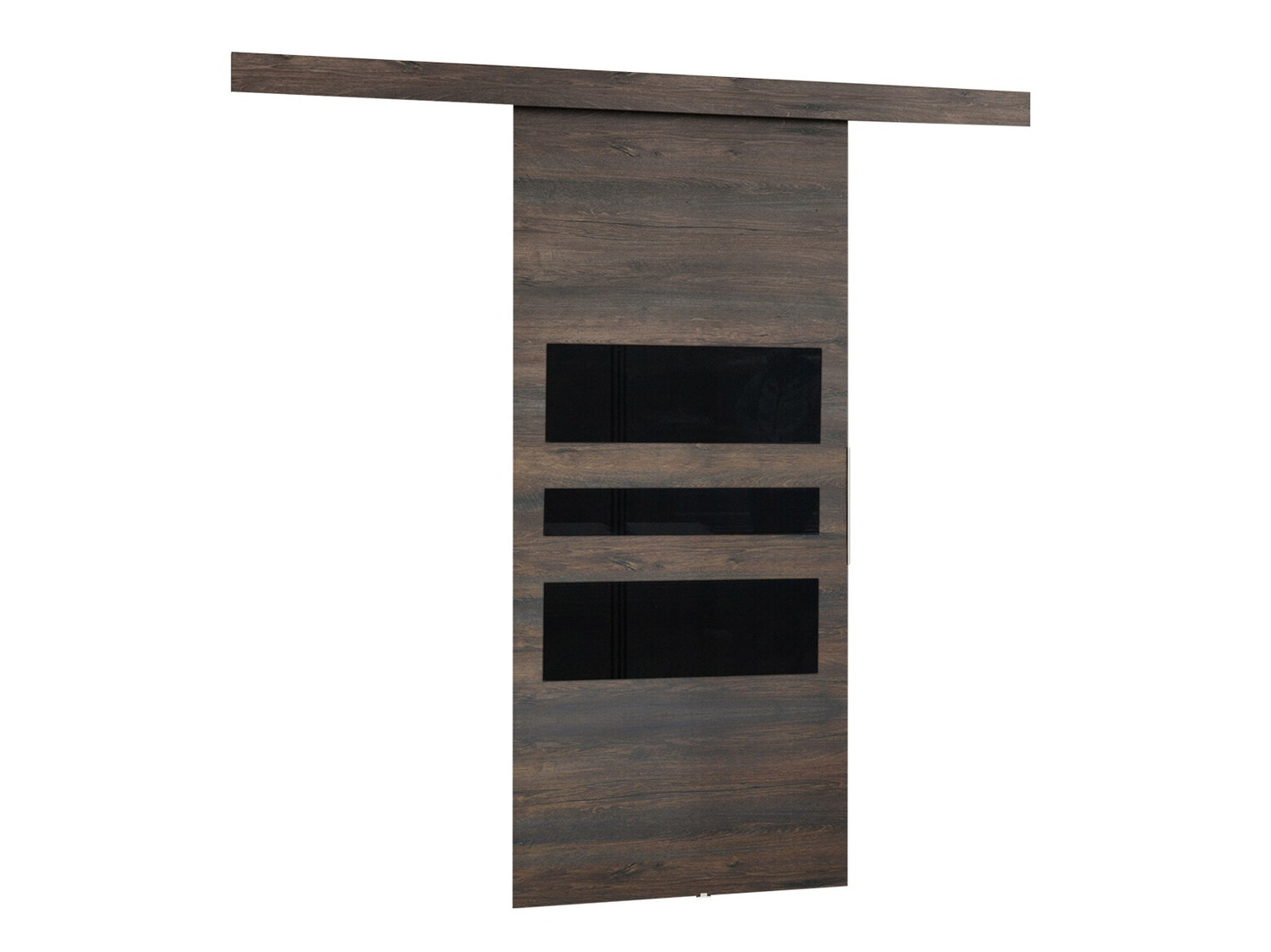 Klizna vrata Dover 140 (Tamni pepeo + Crno)