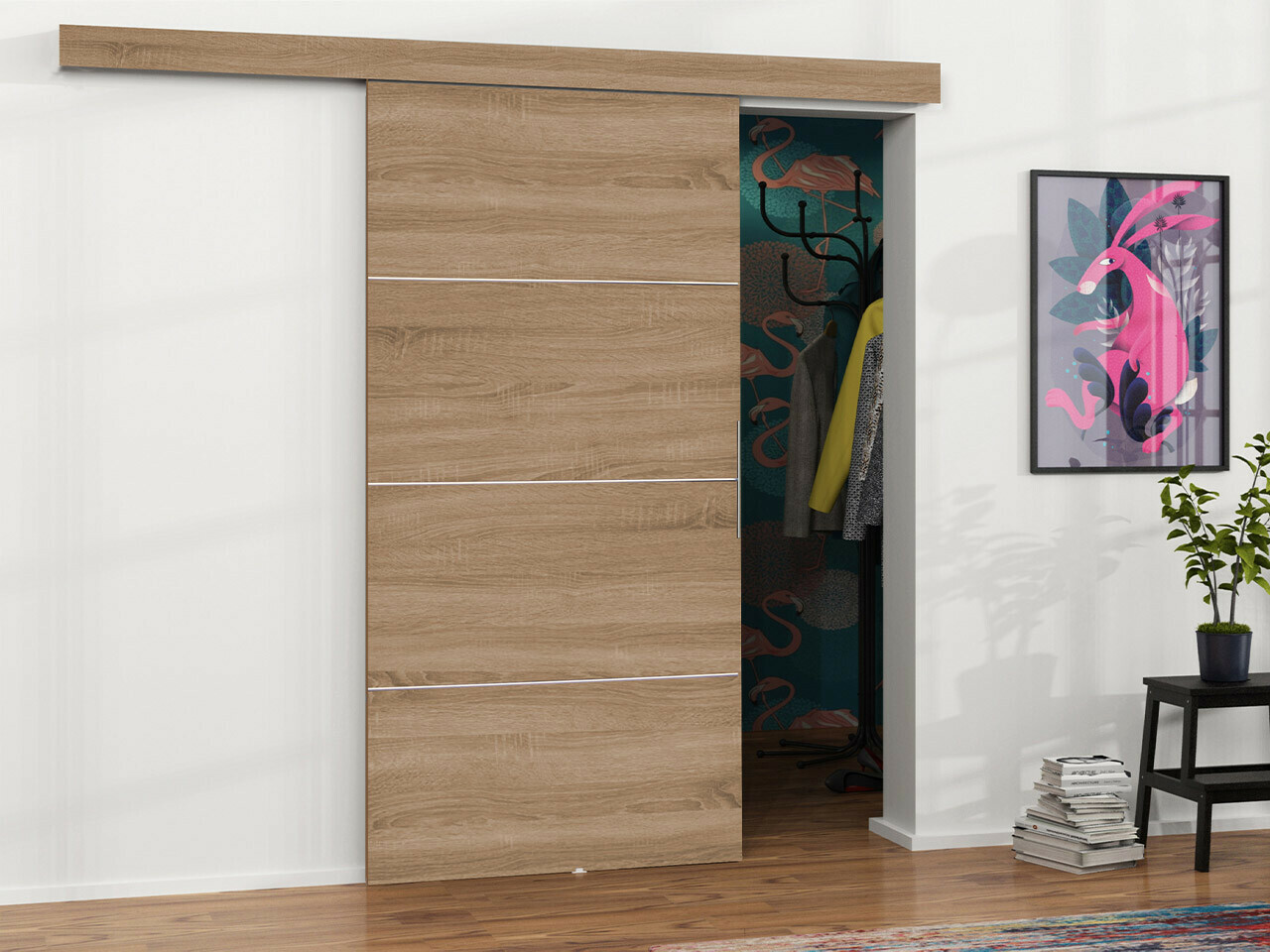 Klizna vrata Dover 144 (Sonoma hrast)