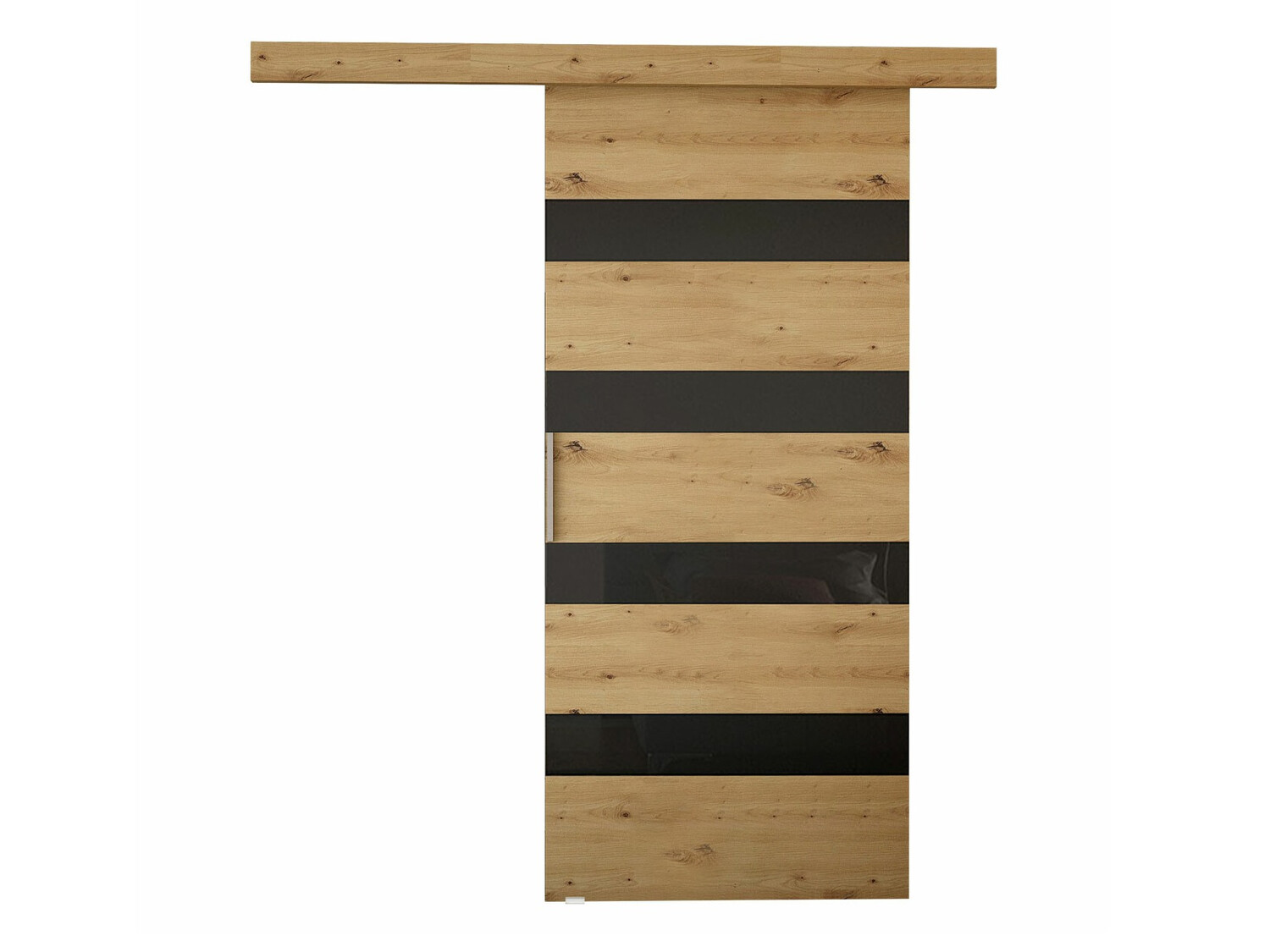 Klizna vrata Closico 179 (Artisan hrast + Crno)