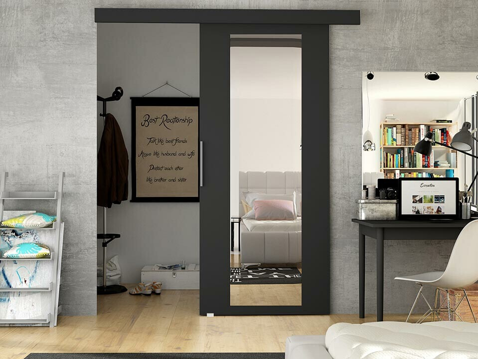 Klizna vrata Closico 180 (Crno)