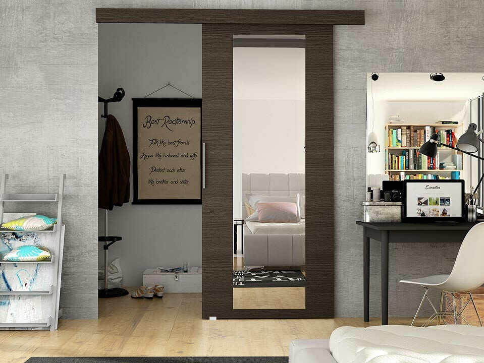 Klizna vrata Closico 180 (Smeđa)