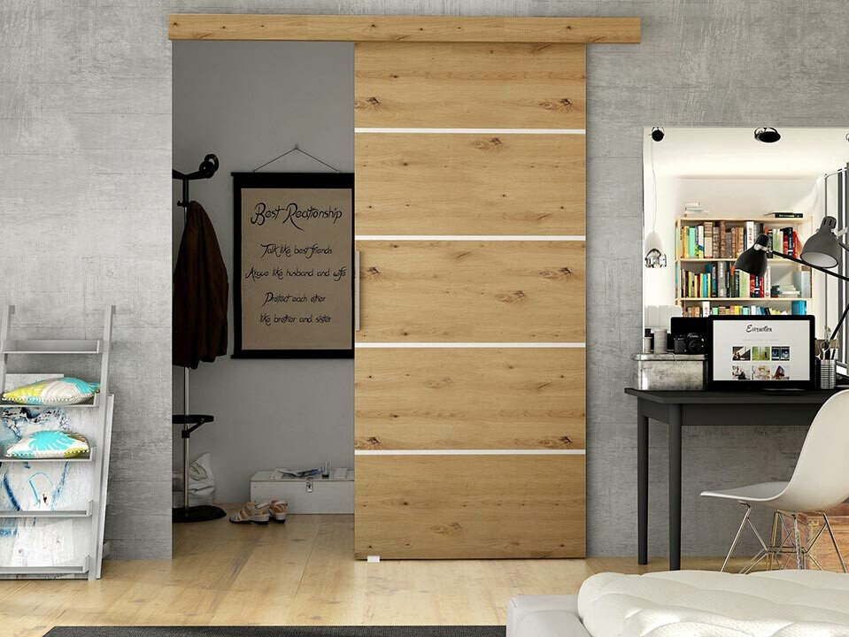 Klizna vrata Closico 181 (Zanatski hrast)