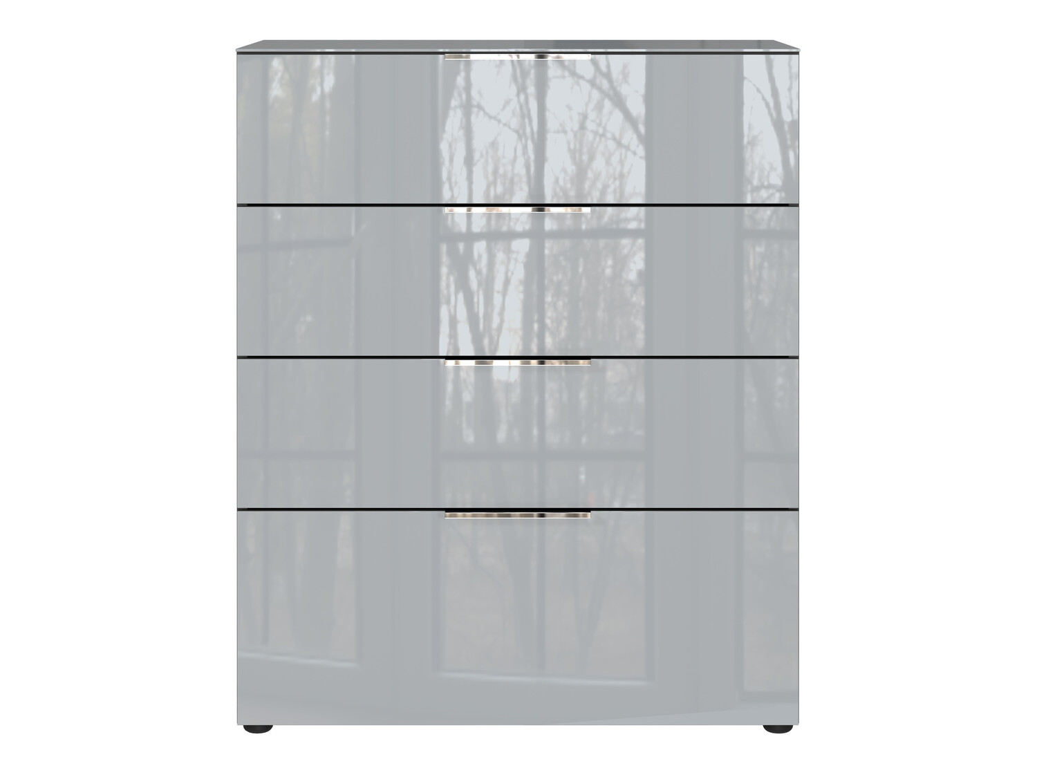 Komoda Sacramento 299 (Graphite + Sjaj siva)