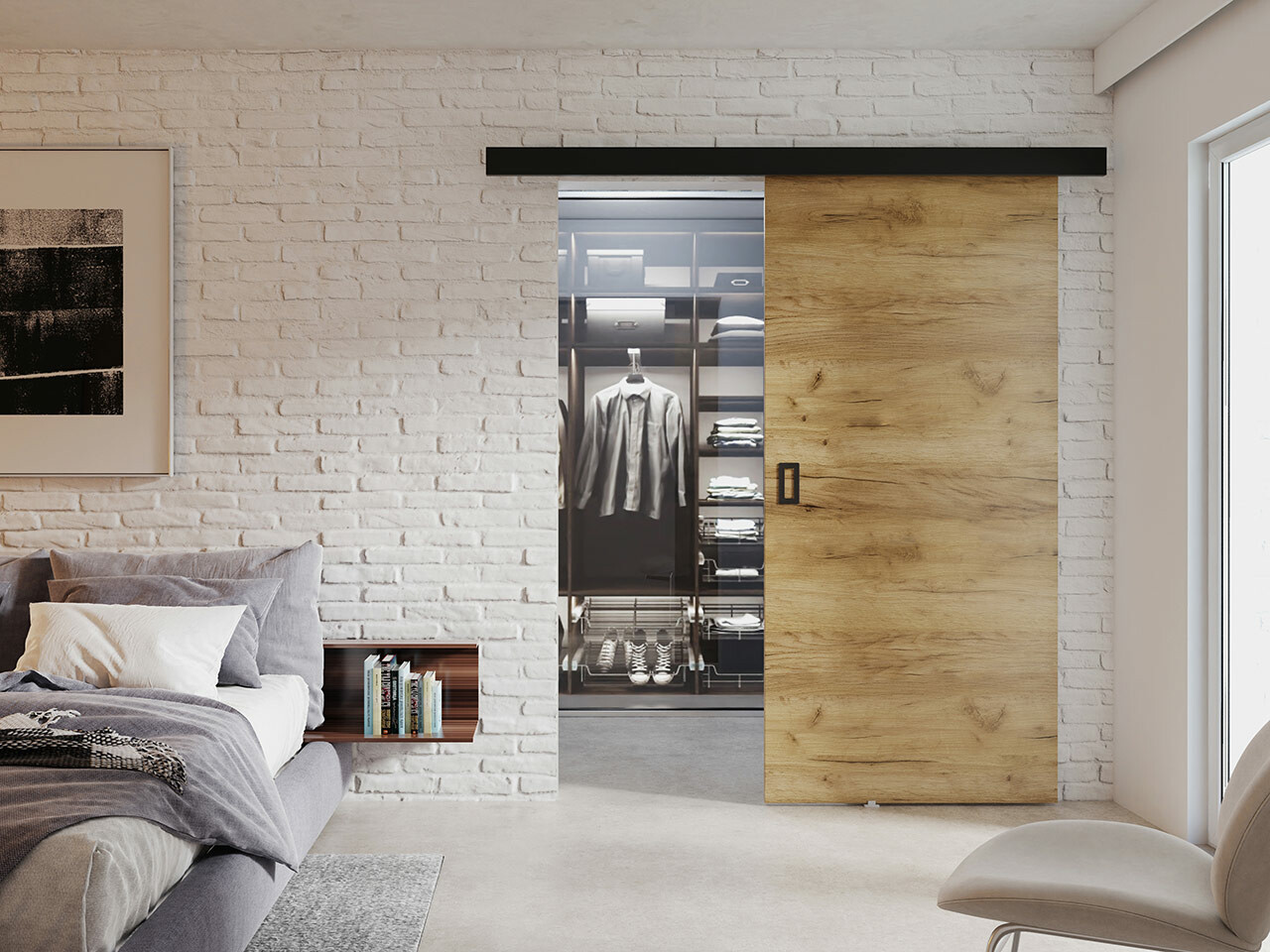 Klizna vrata Dover 170 (Craft hrast)