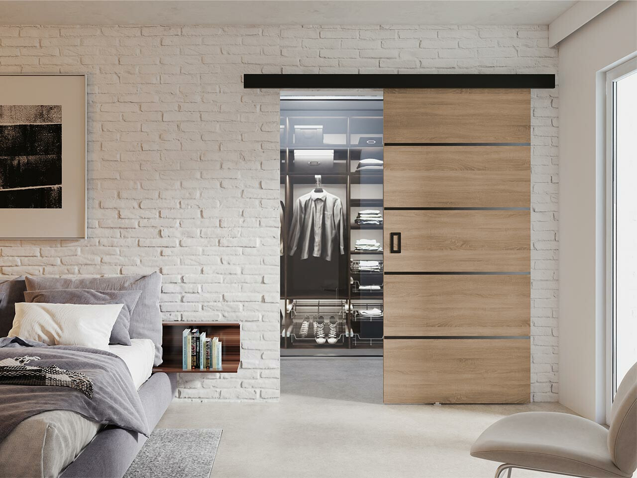 Klizna vrata Dover 171 (Sonoma hrast)