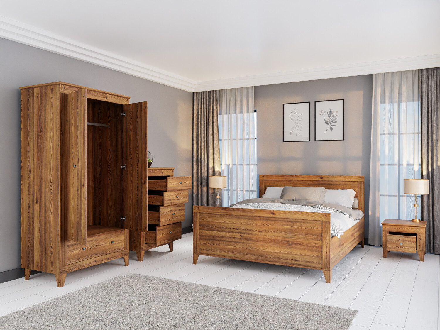 Set spavaća soba Lirmora 126