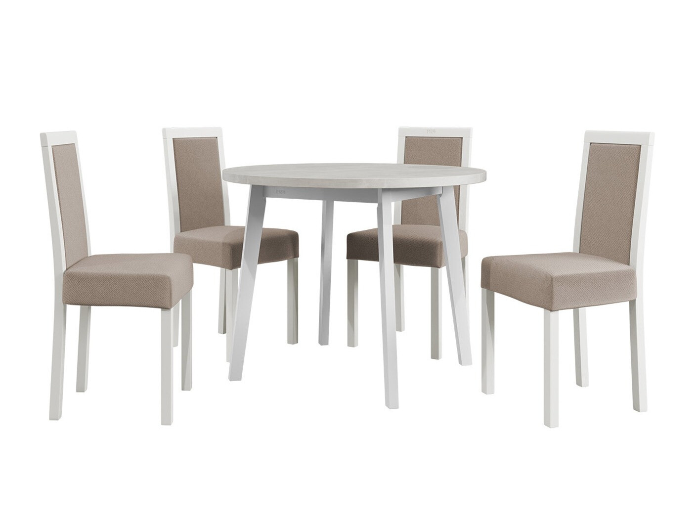 Trpezarijski set Victorville 304 (Belo)