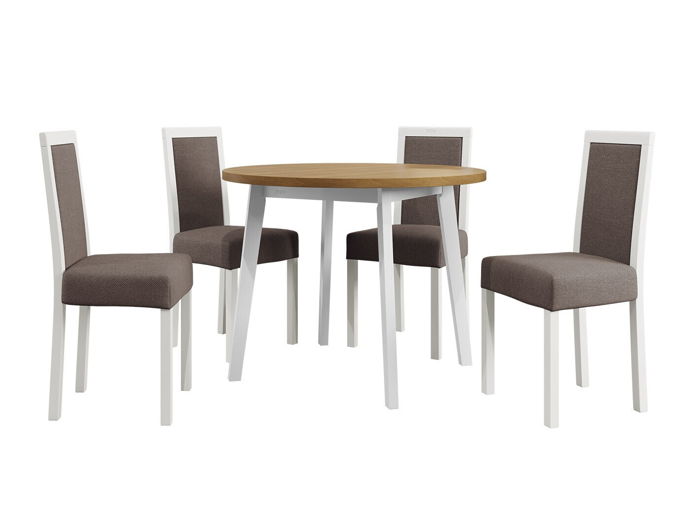 Trpezarijski set Victorville 306 (Belo)