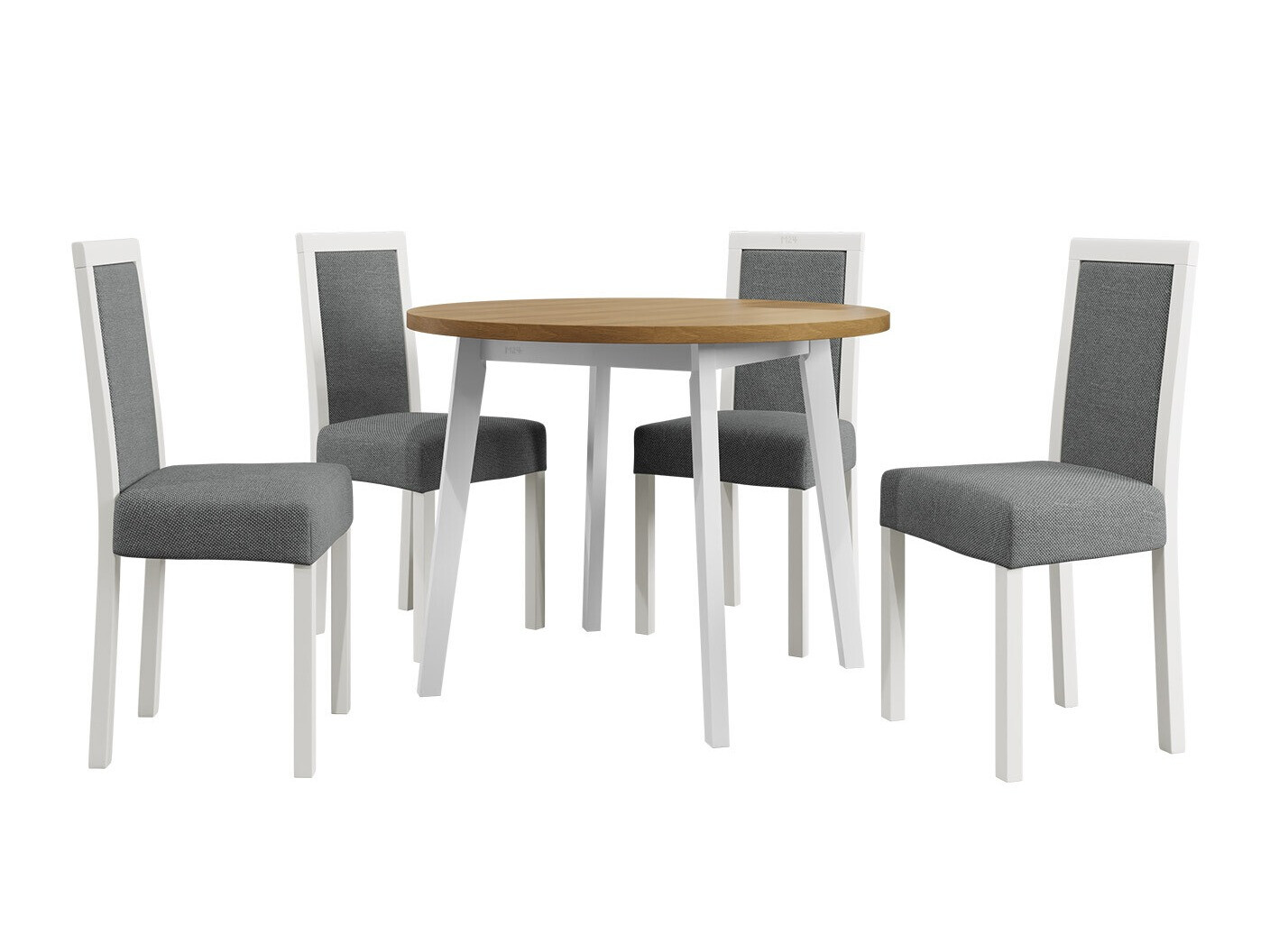 Trpezarijski set Victorville 306 (Belo)