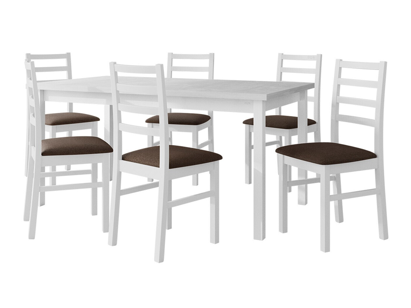 Trpezarijski set Victorville 307 (Belo)